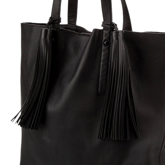 Loeffler Randall Leather Tote minimalist simple black leather - Picture 12 of 12